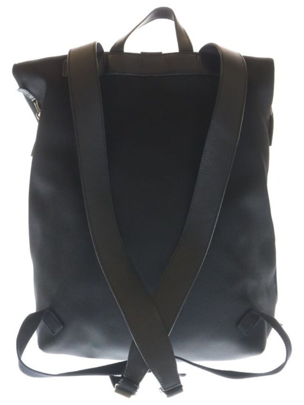 Gucci Sherry Line Backpack Black Nylon Leather - Picture 2 of 6